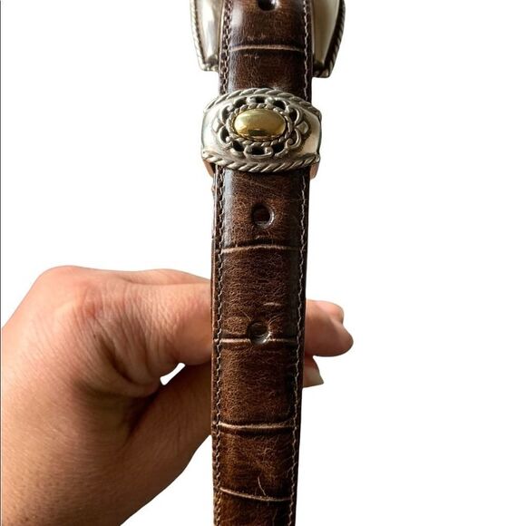 Brighton Brown Leather Belt Style 40388 - Picture 11 of 11